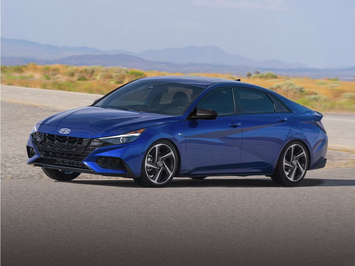 2022 Fluid Metal Hyundai Elantra N Line FWD Sedan
