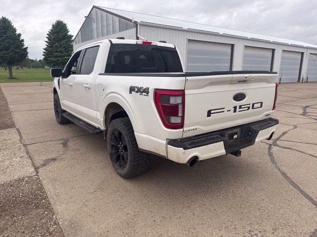 2022 White Metallic Ford F-150 Lariat 4X4 Truck