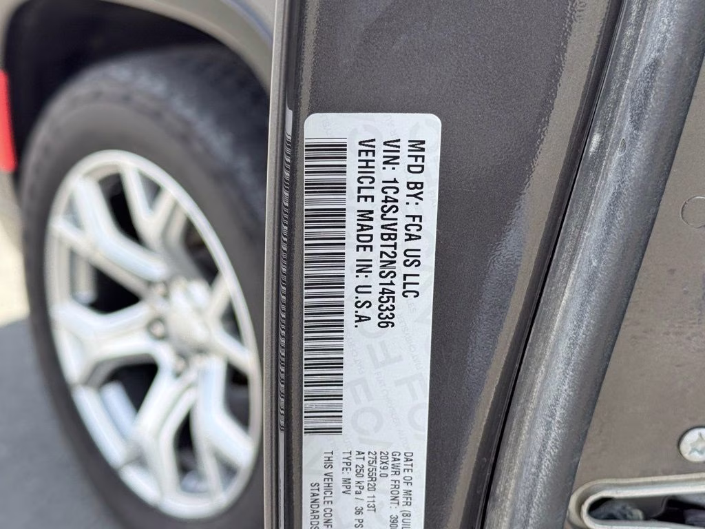 2022 Baltic Gray Metallic Clearcoat Jeep Wagoneer Series II 4X4 SUV