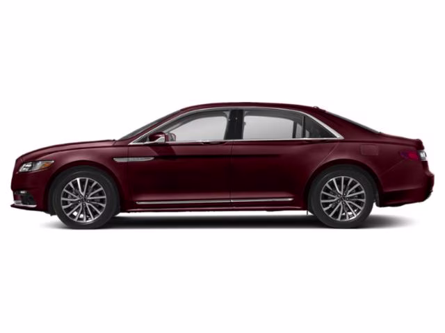 2018 Burgundy Lincoln Continental Select AWD Sedan