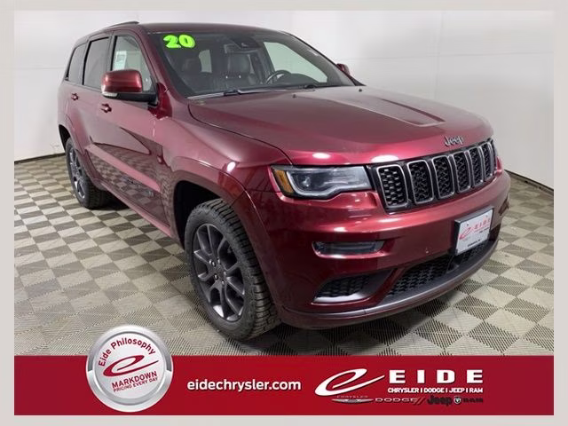 2020 Velvet Red Pearlcoat Jeep Grand Cherokee High Altitude 4X4 SUV
