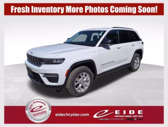 2023 Bright White Clearcoat Jeep Grand Cherokee Limited 4X4 SUV