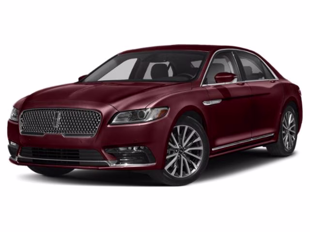 2018 Burgundy Lincoln Continental Select AWD Sedan