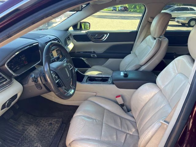 2018 Burgundy Lincoln Continental Select AWD Sedan