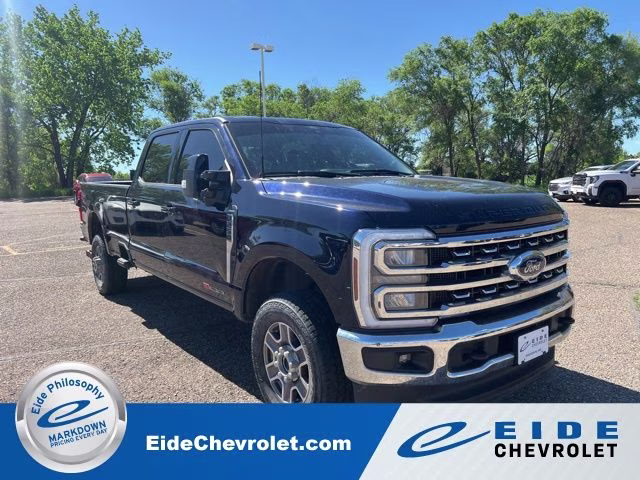 2024 Antimatter Blue Metallic Ford Super Duty F-250 SRW Lariat 4X4 Truck