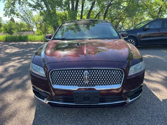 2018 Burgundy Lincoln Continental Select AWD Sedan