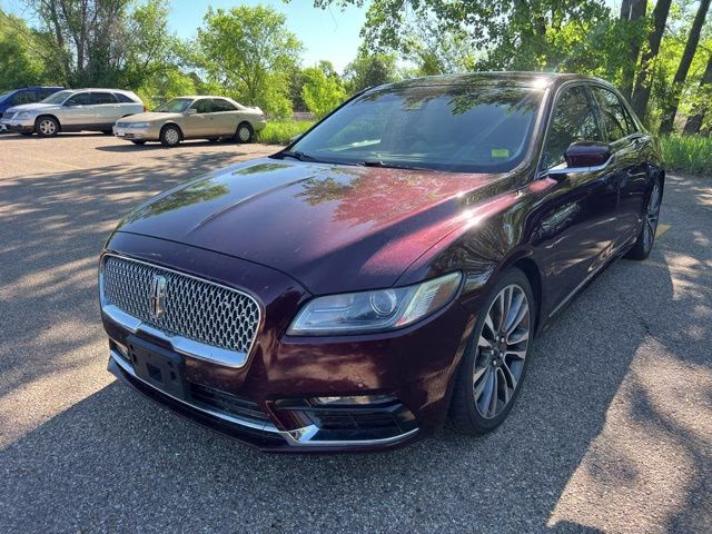 2018 Burgundy Lincoln Continental Select AWD Sedan