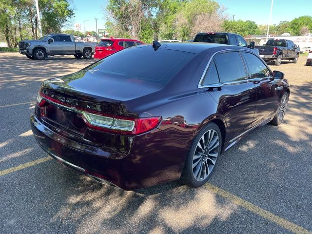 2018 Burgundy Lincoln Continental Select AWD Sedan