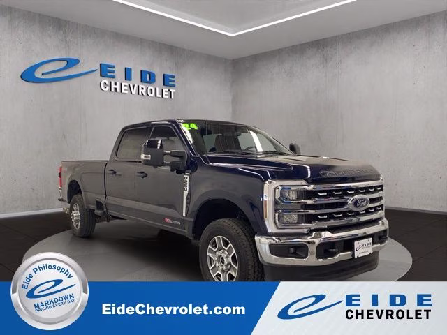 2024 Antimatter Blue Metallic Ford Super Duty F-250 SRW Lariat 4X4 Truck