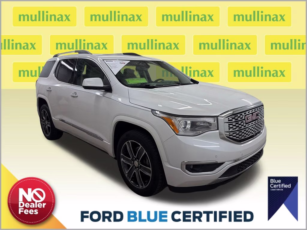 2018 White Frost Tricoat GMC Acadia Denali FWD SUV