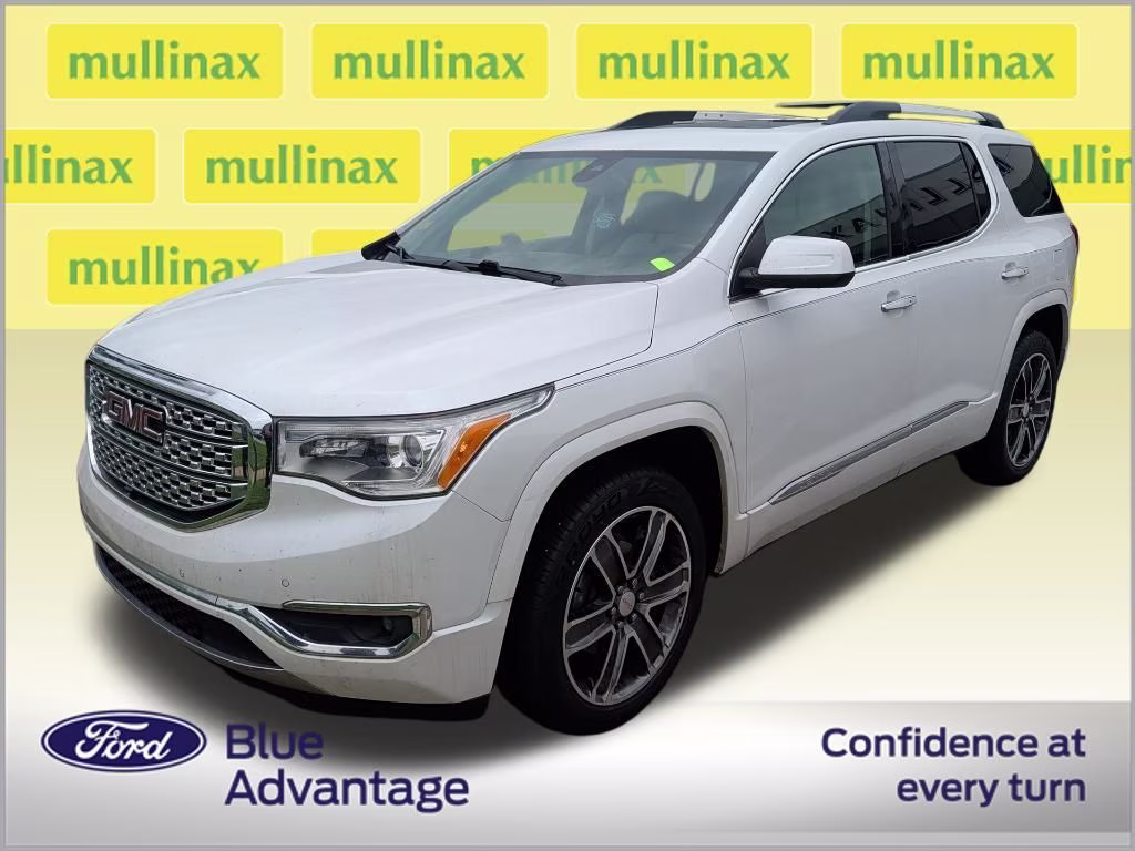2018 White Frost Tricoat GMC Acadia Denali FWD SUV