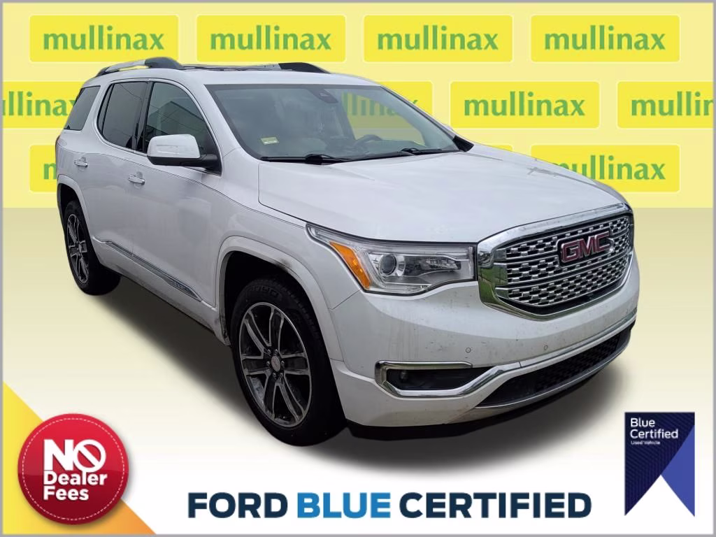 2018 White Frost Tricoat GMC Acadia Denali FWD SUV