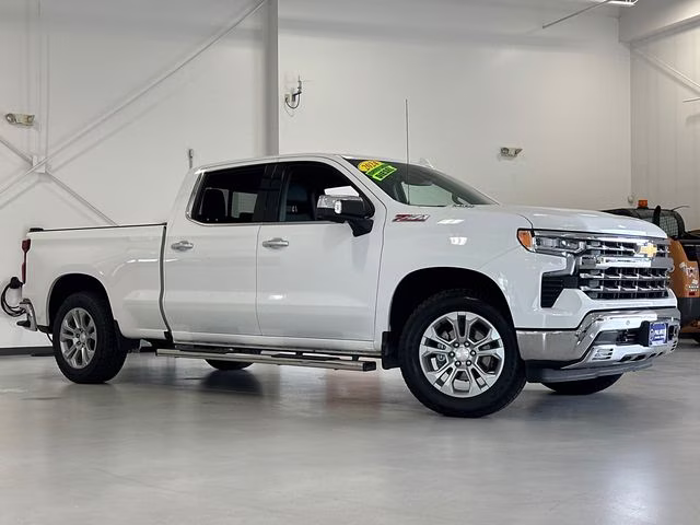 2024 Summit White Chevrolet Silverado 1500 LTZ 4X4 Truck