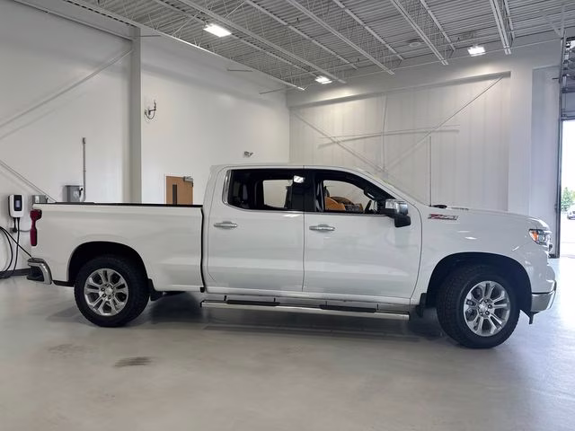 2024 Summit White Chevrolet Silverado 1500 LTZ 4X4 Truck