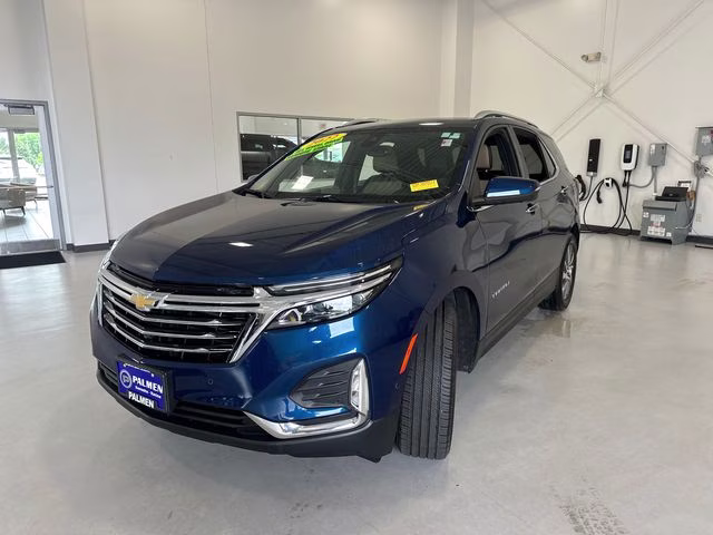 2022 Blue Glow Metallic Chevrolet Equinox Premier AWD SUV