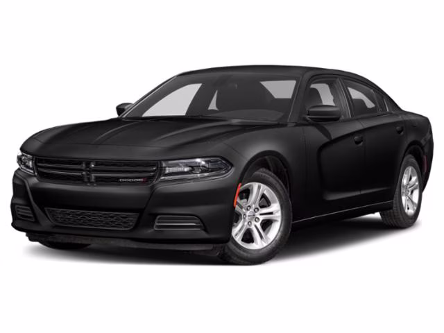 2021 Pitch Black Clearcoat Dodge Charger SXT RWD Sedan