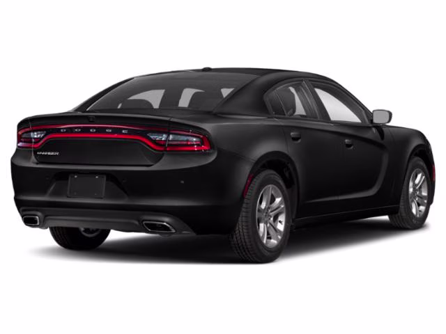 2021 Pitch Black Clearcoat Dodge Charger SXT RWD Sedan