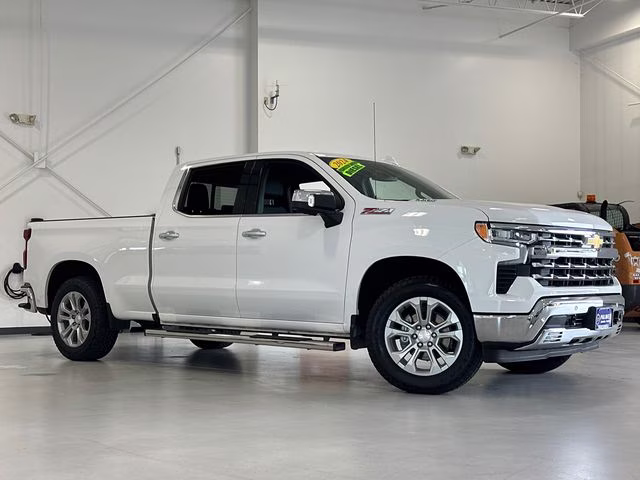 2024 Summit White Chevrolet Silverado 1500 LTZ 4X4 Truck