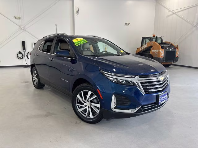 2022 Blue Glow Metallic Chevrolet Equinox Premier AWD SUV