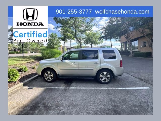 2012 Alabaster Silver Metallic Honda Pilot EX-L FWD SUV