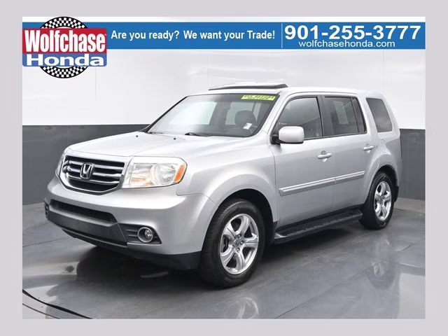 2012 Alabaster Silver Metallic Honda Pilot EX-L FWD SUV