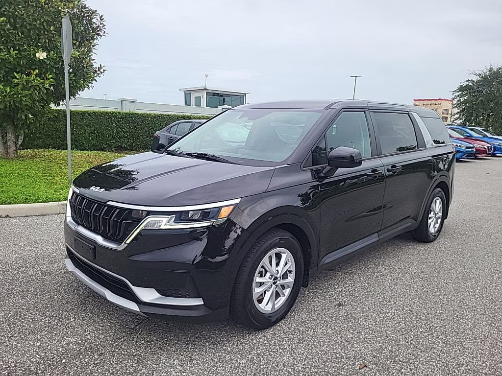 2022 Aurora Black Kia Carnival LX FWD Van