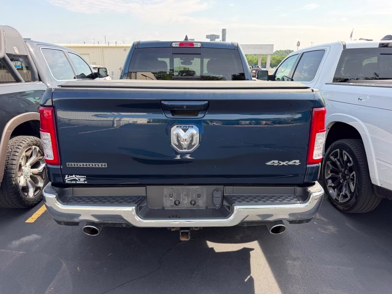 2022 Patriot Blue Pearlcoat Ram 1500 4WD Big Horn Crew Cab 4X4 Truck