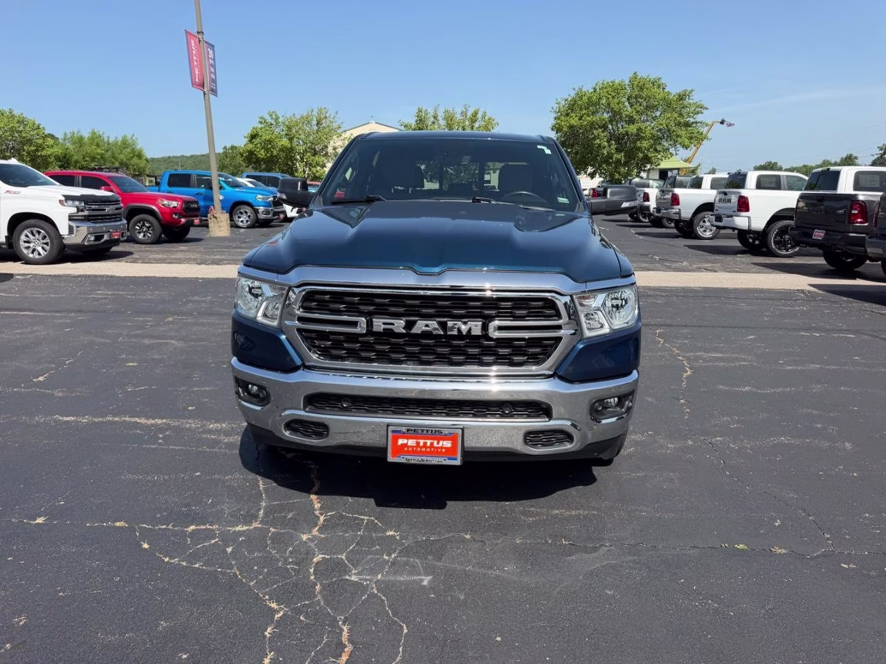 2022 Patriot Blue Pearlcoat Ram 1500 Big Horn/Lone Star 4X4 Truck