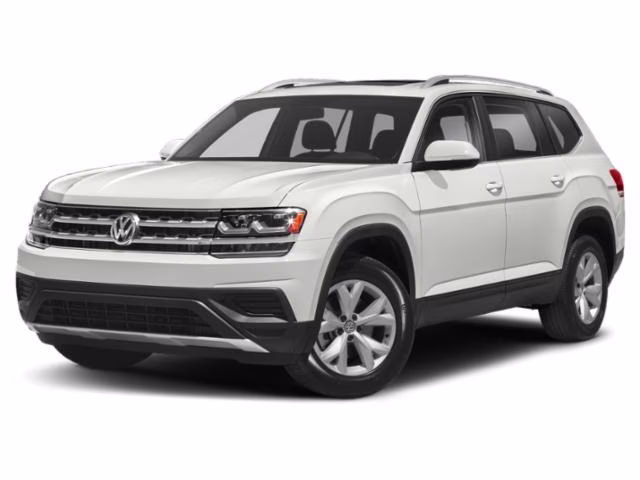 2020 Pure White Volkswagen Atlas 3.6L V6 SE 4Motion AWD SUV