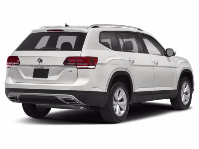 2020 Pure White Volkswagen Atlas 3.6L V6 SE 4Motion AWD SUV