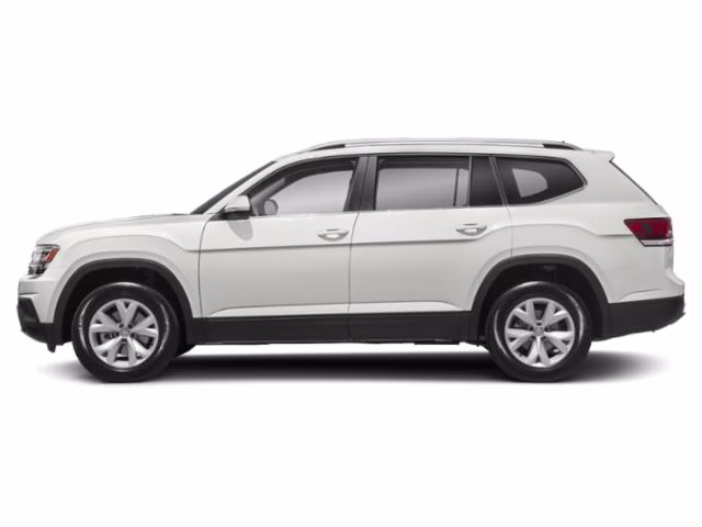 2020 Pure White Volkswagen Atlas 3.6L V6 SE 4Motion AWD SUV