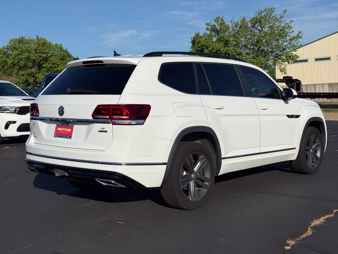 2020 Pure White Volkswagen Atlas 3.6L V6 SE 4MOTION AWD SUV