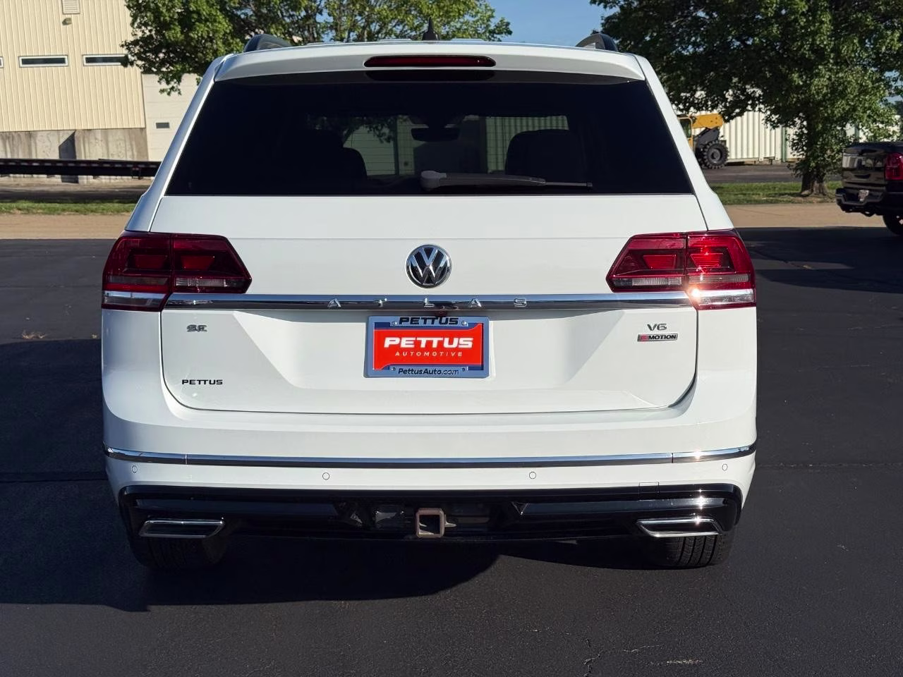 2020 Pure White Volkswagen Atlas 3.6L V6 SE 4MOTION AWD SUV