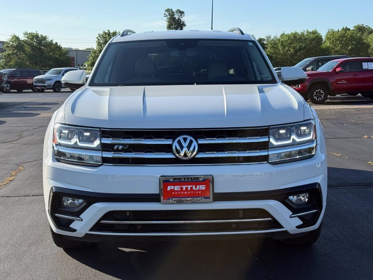 2020 Pure White Volkswagen Atlas 3.6L V6 SE 4MOTION AWD SUV