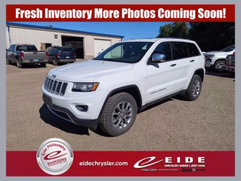2015 Bright White Clearcoat Jeep Grand Cherokee Limited 4X4 SUV