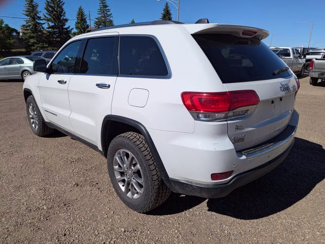 2015 Bright White Clearcoat Jeep Grand Cherokee Limited 4X4 SUV