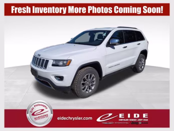 2015 Bright White Clearcoat Jeep Grand Cherokee Limited 4X4 SUV