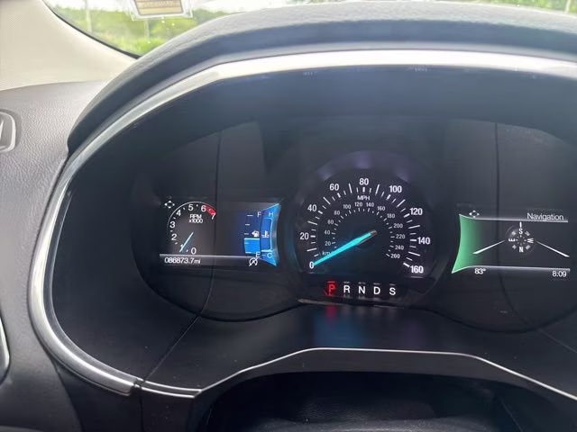 2019 Magnetic Metallic Ford Edge Titanium FWD SUV