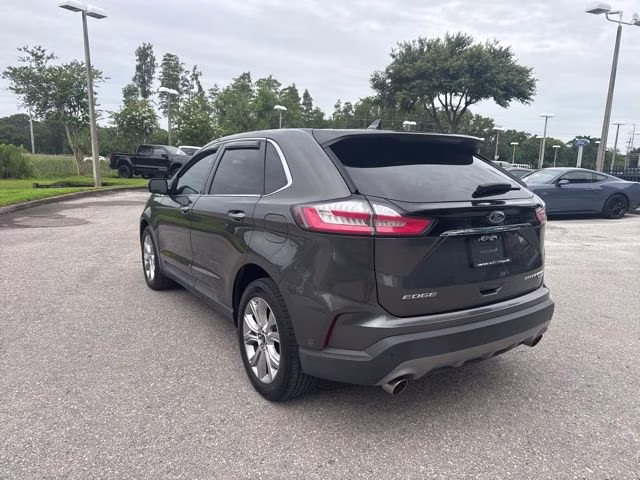 2019 Magnetic Metallic Ford Edge Titanium FWD SUV