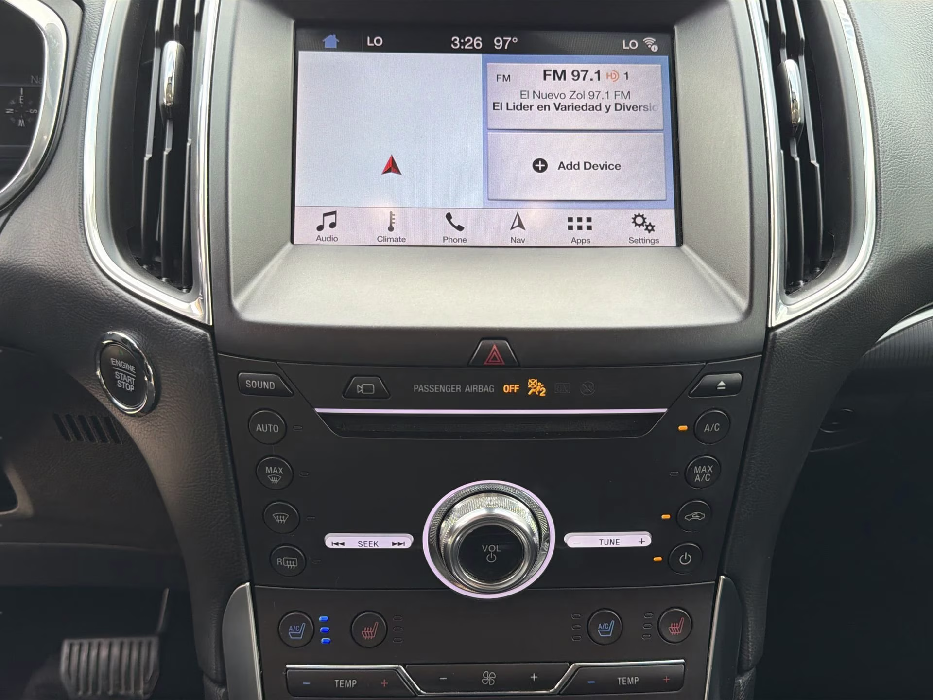 2019 Magnetic Metallic Ford Edge Titanium FWD SUV