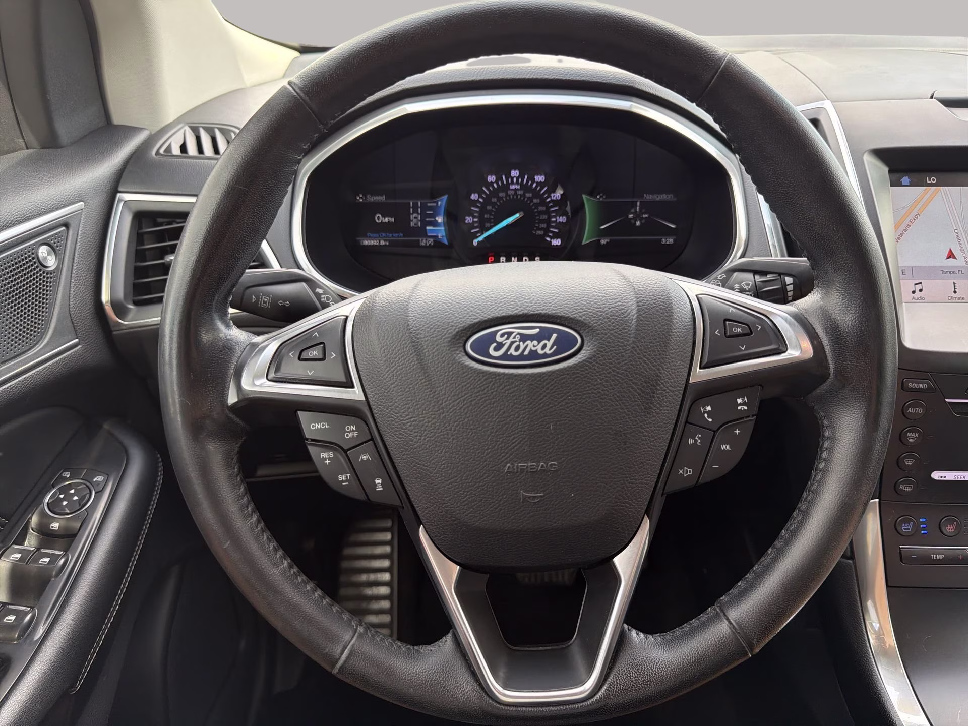 2019 Magnetic Metallic Ford Edge Titanium FWD SUV