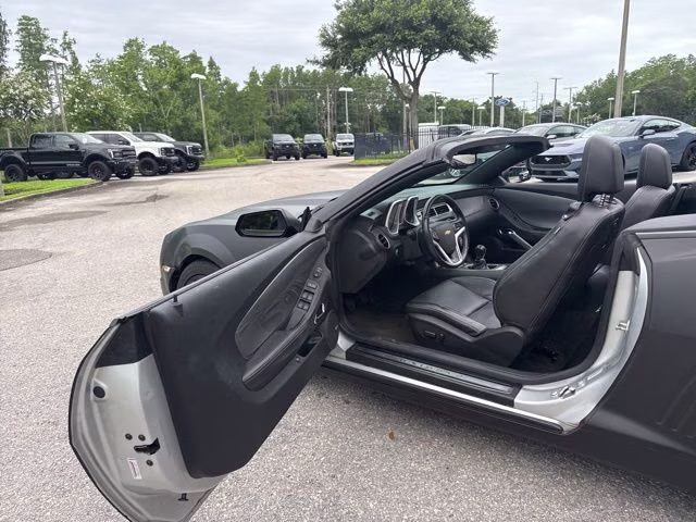 2012 Silver Ice Metallic Chevrolet Camaro 2SS RWD Convertible