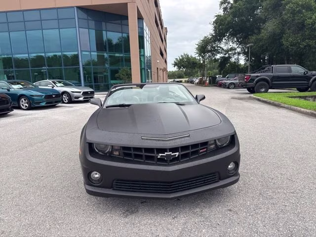 2012 Silver Ice Metallic Chevrolet Camaro 2SS RWD Convertible