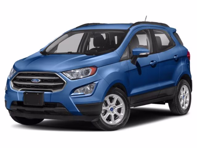 2021 Lightning Blue Metallic Ford EcoSport SE FWD SUV