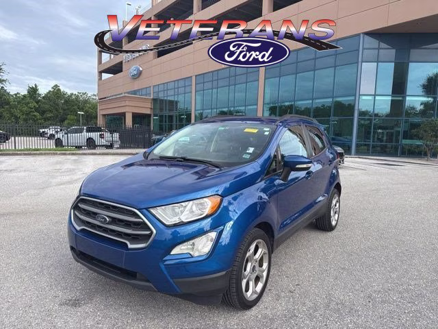 2021 Lightning Blue Metallic Ford EcoSport SE FWD SUV