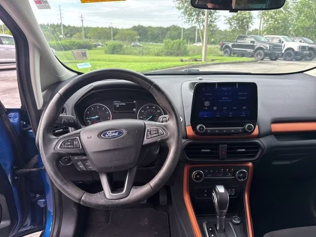 2021 Lightning Blue Metallic Ford EcoSport SE FWD SUV