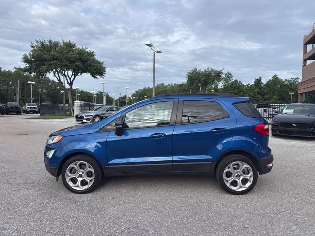 2021 Lightning Blue Metallic Ford EcoSport SE FWD SUV