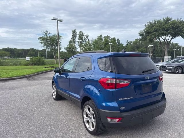 2021 Lightning Blue Metallic Ford EcoSport SE FWD SUV