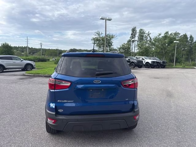 2021 Lightning Blue Metallic Ford EcoSport SE FWD SUV