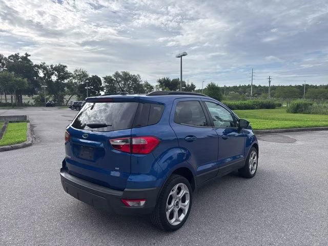 2021 Lightning Blue Metallic Ford EcoSport SE FWD SUV